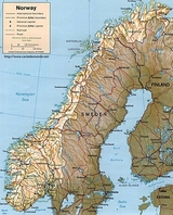 Mapa Noruega