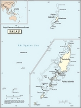 Map Palau