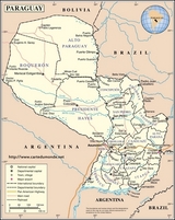 Map Paraguay