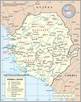 Mapa Sierra Leone