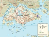 Carte Singapour