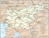 Carte Slovénie