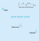 Mapa Tokelau