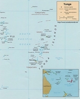 Kaart Tonga