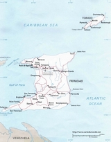 Mapa Trynidad i Tobago