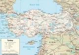 Mapa Turcja