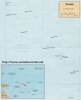 Mapa Tuvalu