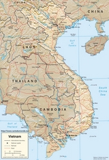 Mapa Vietnam