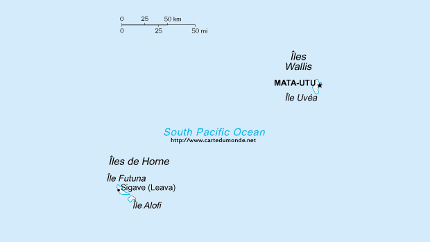 Carte Wallis-et-Futuna