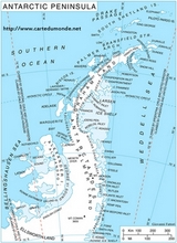 Carte Antarctique